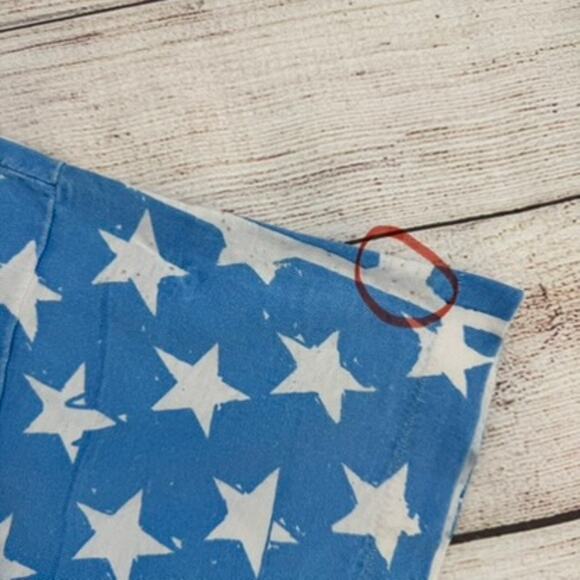 Vintage 90s See You at the Pole AOP T-Shirt Mens L Red White Blue American Flag - Picture 8 of 15